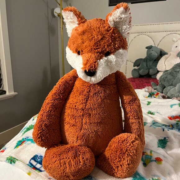 BNWT Really Big Bashful Fox Cub Jellycat - HTF - Picture 1 of 6